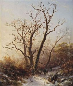Gathering Wood On A Cold Wintersday