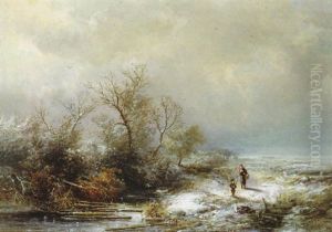 Geanimeerd Winterlandschap Geanimeerd Winterlandschap
