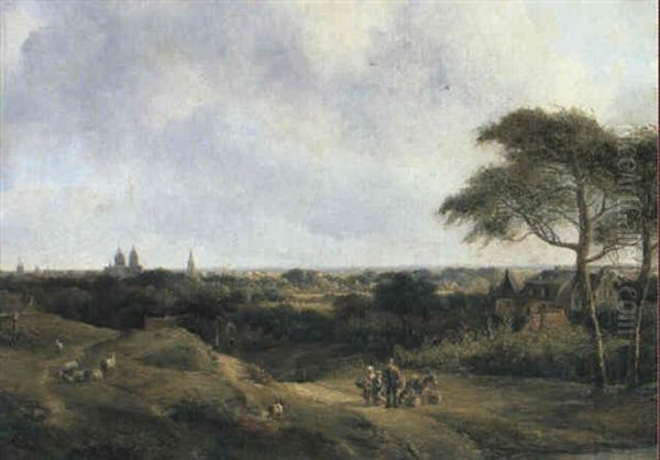 Blick Von Einer Anhohe Auf Kleve - view 1