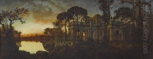 Romische Villa An Einem Stillen See