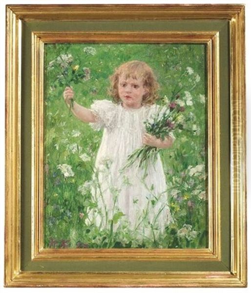 Erwin Knackfus Im Alter Von Drei Jahren In Einer Blumenwiese - view 1
