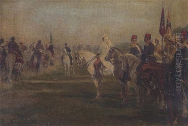 Beduinen-vorbeimarsch Vor Dem Deutschen Kaiser - view 1