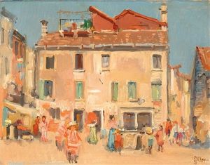 Piazetta-venezia by Gerrit Willem Knap