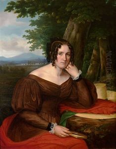 Portrait Der Nanette Camozzi by Anton Knapp