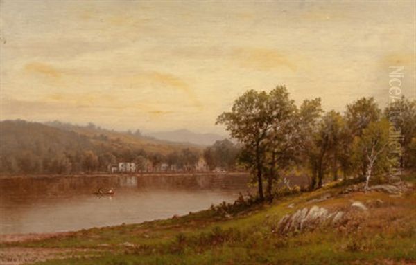 New England Summer Landscape (susquehanna River) - view 1