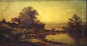 Homestead At Sunset