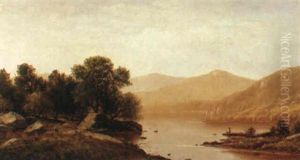 Hudson River Scene by Charles Wilson Knapp