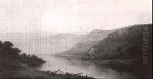 Mountain River Scene