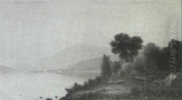 Autum Lake Scene - view 1