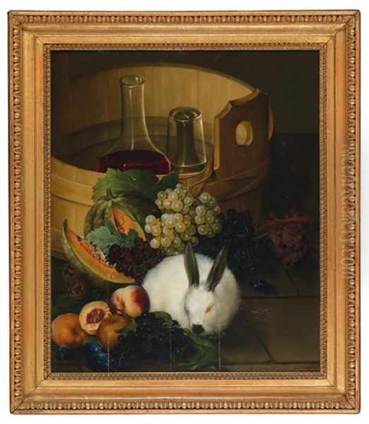 Still Life With Grapes And A White Hare - view 1