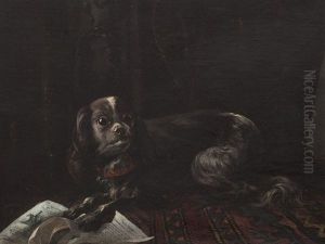 Portrait Of A Pekingese by Karl Friedrich Knappe