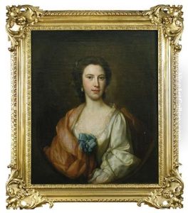 Portrait Of Miss Lucinda Holt Of Redgrave