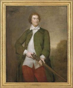 Portrait Of The Hon. John Spencer (1708-1746), Three-quarter-length, In A Green Coat Holding A Musket, In A Landscape