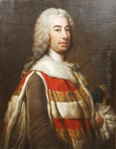 Portrait De Robert Knight, Baron Luxborought, Puis Comte De Catherlough