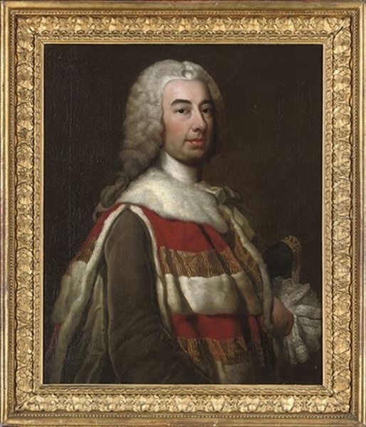 Portrait Of Robert Knight, Baron Luxborough - view 1