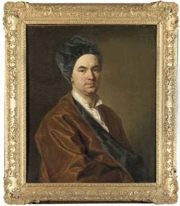 Portrait Of A Gentleman In A Brown-lined Gown And Blue Velvet Cap