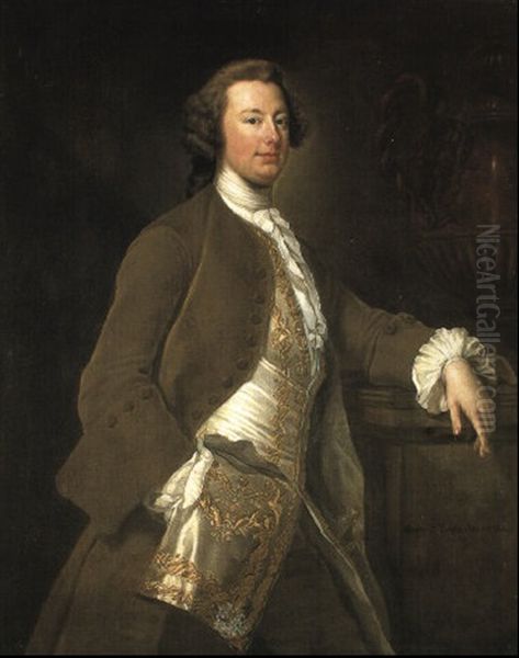 Portrait Of Henry, 7th Lord Arundell Of Wardour In Green Coat - view 1