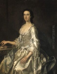 Portrait Of Mary, Wife Of Henry, 7th Lord Arundell Of Wardour by George Knapton