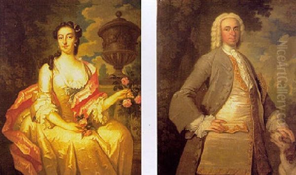 Portraits Of Thomas And Elizabeth De Lisle - view 1