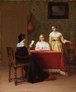 The Lesson by Petrus Renier Hubertus Knarren