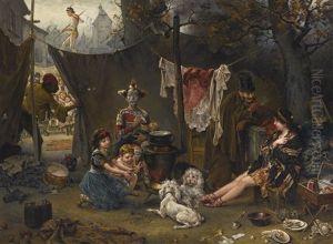 Behind The Scenes by Ludwig Knaus