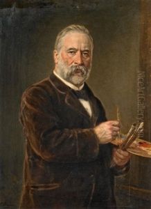 Selbstportrat Mit Malerpalette