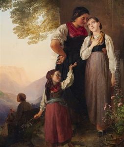 The Farewell by Ludwig Knaus