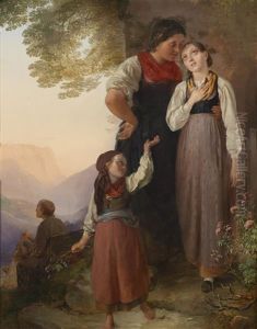 Der Abschied by Ludwig Knaus