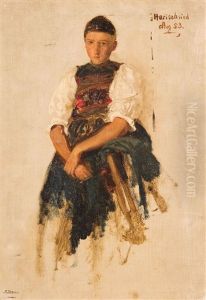 Junges Schwarzwaldmadchen (study) Junges Schwarzwaldmadchen (study)