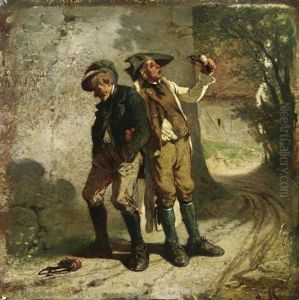 Dorftreiben: Zecher Auf Dem Heimweg Dorftreiben: Zecher Auf Dem Heimweg