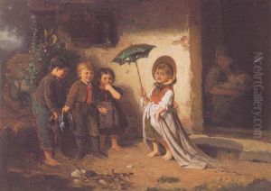 Die Feine Dame by Ludwig Knaus
