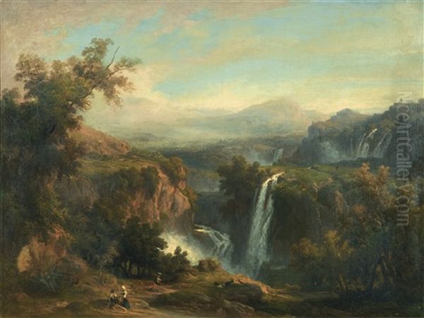 Waterfalls At Tivoli - view 1
