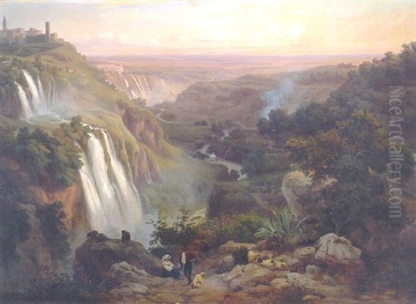 Wasserfalle Bei Tivoli - view 1