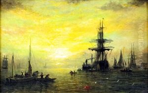 Marine Scenes by William Adolphus Knell