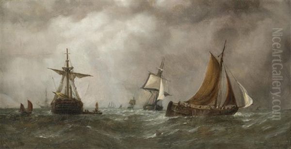 A Scene Near The Mouth Of The Thames - view 1