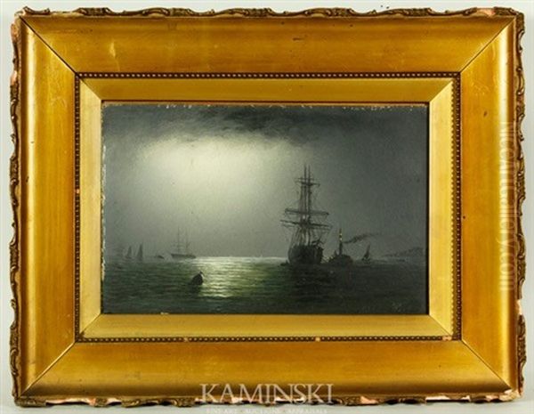Moonlit Harbor - view 1