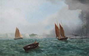 White Cliffs Of Dover by William Adolphus Knell