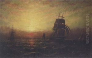Shipping At Sunset