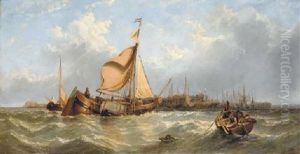 Harwich Harbor by William Adolphus Knell