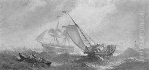 The Morning After The Wreck by William Adolphus Knell