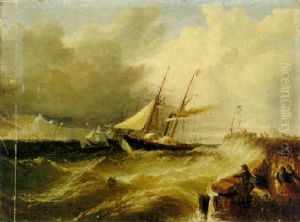 The Prince Albert Arriving At Dover En Route To London...