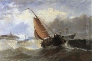 Broadstairs, Squally Weather by William Adolphus Knell