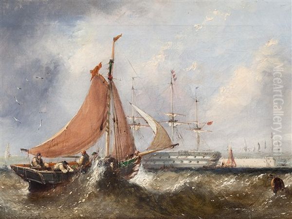 Fishing Boats Off Portsmouth - view 1