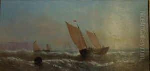 Fishing Vessels Off A Headland