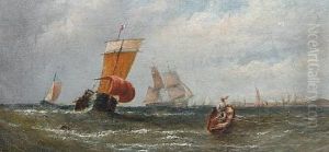 Fishing Boats Off Calais (+ Sunset, Vessels In A Calm, River Medway; Pair)
