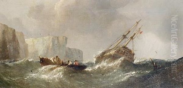 Sailing In Rough Seas (+ Another, Similar; Pair) - view 1