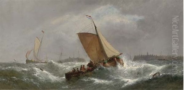 Dirty Weather, Beating Up Off The Dutch Coast - view 1