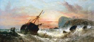 Evening, Brig Ashore, Off The Caskets