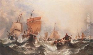 Harvesting The Catch by William Callcott Knell
