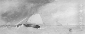 Cutters Rounding The Buoy